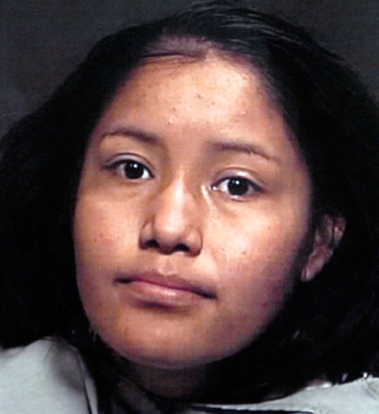 This is a handout photo from the Pima County Jail showing Galareka Harrison, 18. Harrison, a University of Arizona student, was booked and charged with one count of first-degree murder on Wednesday, Sept. 5, 2007, for allegedly killed her roommate, University of Arizona student Mia Henderson. (AP Photo/Pima County Sheriff's Department, via the Tucson Citizen)