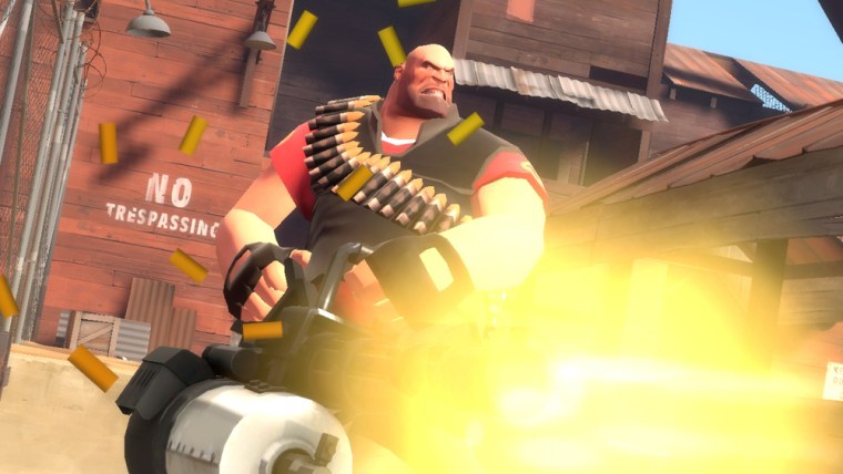  'Team Fortress 2,' one of the five games included in 'The Orange Box,' offers up class-based combat. Instead of the usual sniper-engineer-soldier-medic formula, there are nine characters to choose from — the Scout, the Heavy, the Pyro, and others. 
