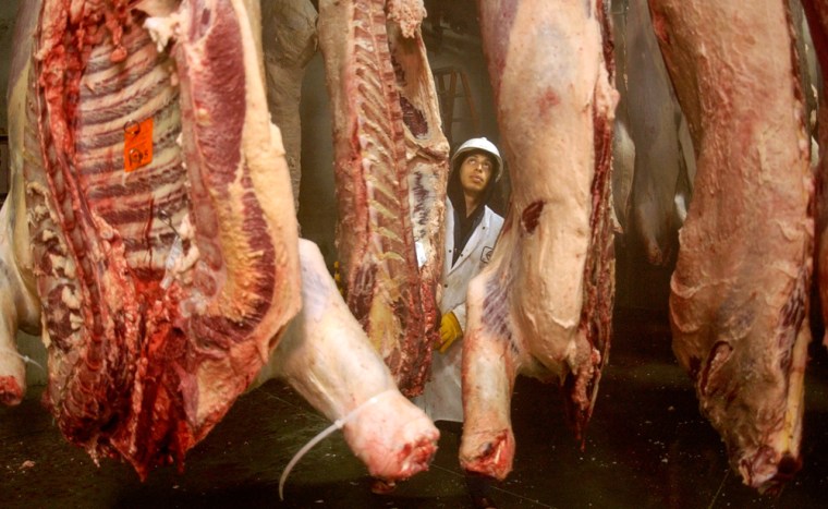 IMAGE: meat inspection