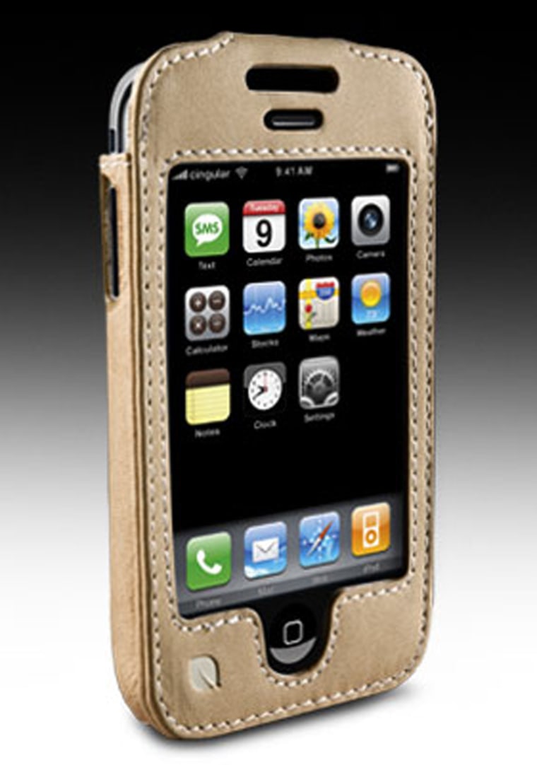 Incase's Canvas Fitted Sleeve wraps the iPhone in an earthy, olive canvas. 