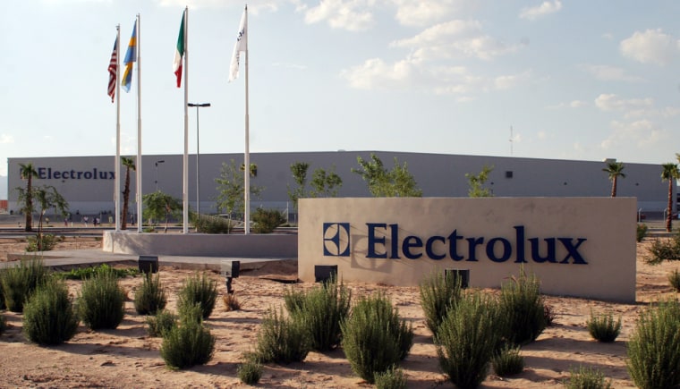 Electrolux, which closed its plant in Greenville, Mich., last March, is one of several U.S. companies that have moved to Mexico. The $100 million factory sits in the desert on the edge of Juarez.