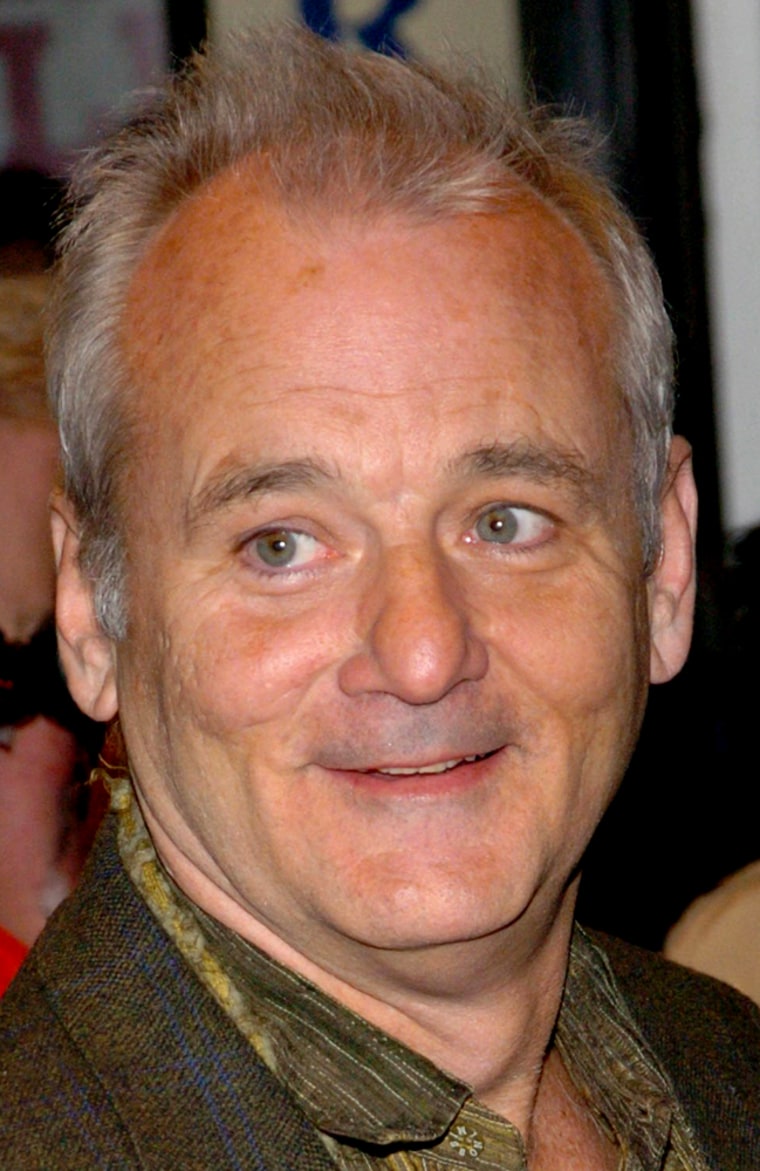 ** FILE ** Bill Murray arrives to the MOMA's \"A Work In Progress: An Evening With Sofia Coppola\", held at the Gramercy Theatre, in this March 30, 2004 file photo in New York. Murray, who won a Golden Globe earlier this year for ``Lost in Translation,'' received a lifetime achievement award at the Jacksonville Film Festival, Saturday May 15, 2004, in Jacksonville, Fla. ' (AP Photo/Jennifer Graylock, File)