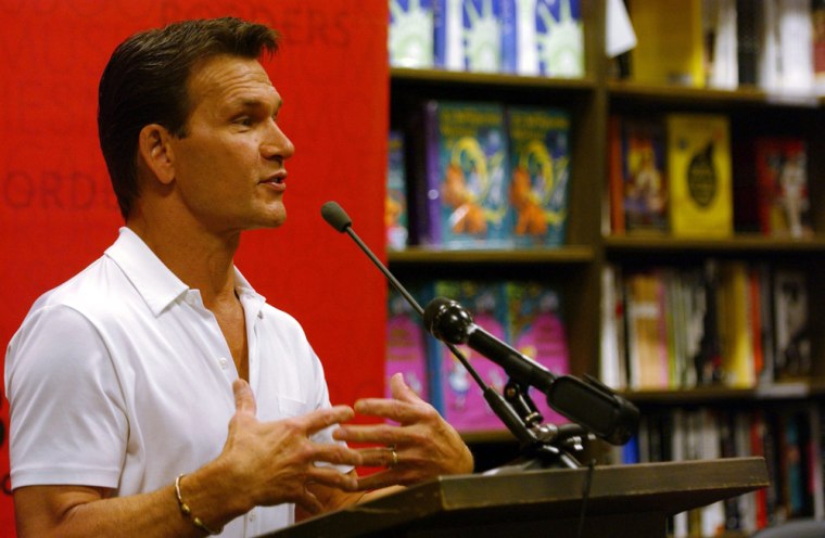 Patrick Swayze Appears At Borders Bookstore