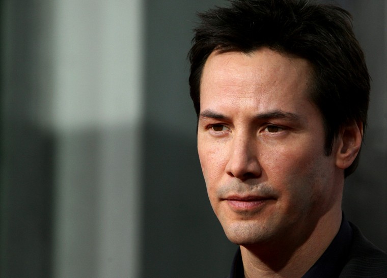 Actor Keanu Reeves arrives for the premi