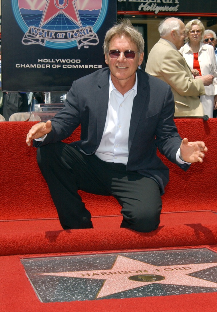 Harrison Ford Receives Star On The Hollywood Walk Of Fame