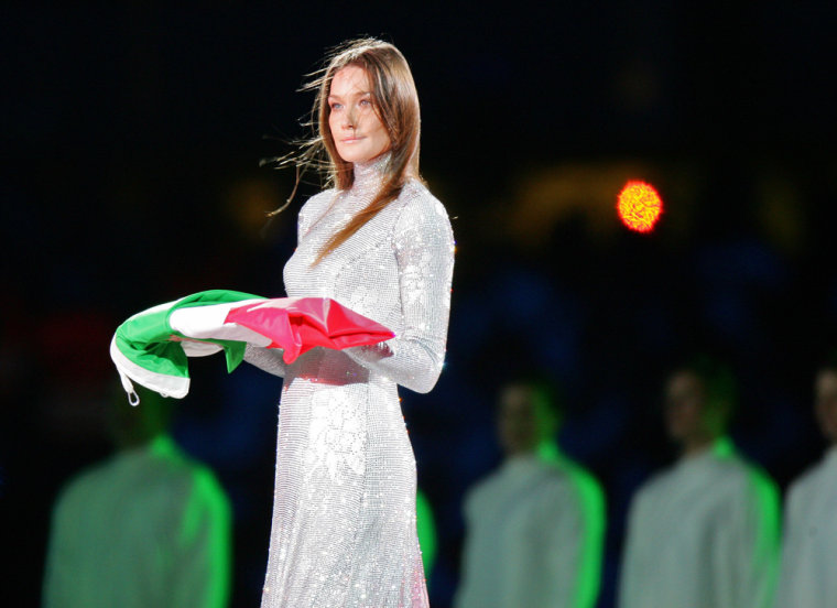 Turin-born former top model Carla Bruni