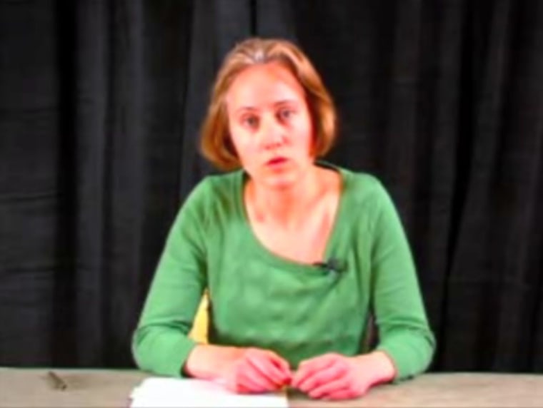 This image made from a video released Thursday, July 31, 2008 by Boston Police Department shows Sandra Boss giving a statement regarding her daughter Reigh Boss, who was allegedly kidnapped from Boston by her father. Boss asked her ex-husband, Clark Rockefeller, to return their daughter, Reigh Boss, who goes by the nickname \"Snooks.\"  (AP Photo/Boston Police Department)