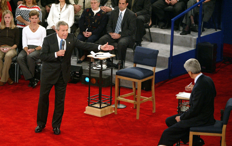Bush And Kerry Debate For A Second Time In St. Louis