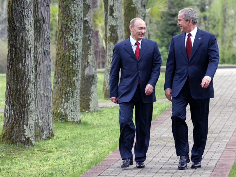 US President George W. Bush Visits Russia
