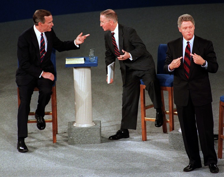 George H.W. Buas, Ross Perot, Bill Clinton