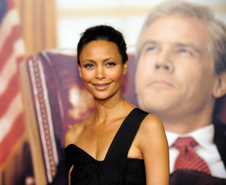 Thandie Newton plays the part of U.S. Secretary of State Condoleezza Rice in \"W,.\" Oliver Stone's movie about U.S. President George W. Bush. Newton won a BAFTA award for her supporting role in the 2004 film \"Crash.\"