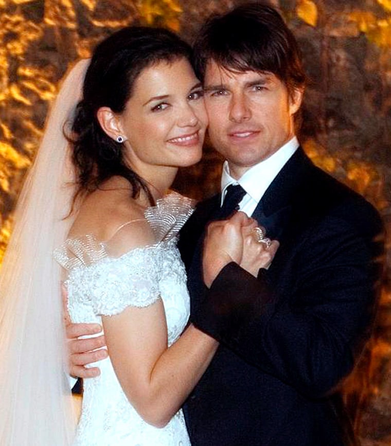 ITALY TOM CRUISE KATIE HOLMES WEDDING PICTURE