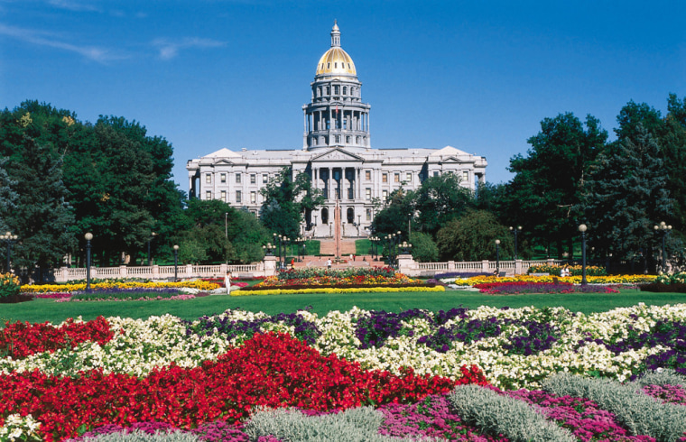 The dome of the Colorado State Capitol is covered with nearly 200 ounces of gold. The 15th step on the west side of the building is exactly one mile above sea level.