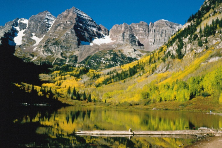 Called the Maroon Bells, this range of snowcapped peaks near Aspen is one of the most photographed spots in Colorado, but there is no shortage of scenery throughout the state. Colorado has more than 1,000 peaks that are over two miles high.