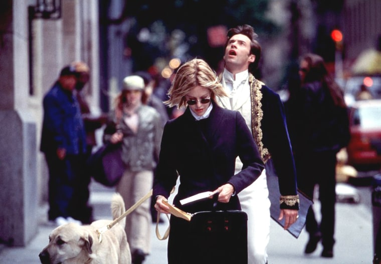 A woman executive (Meg Ryan) living in modern-day New York and still looking for love steals the heart of a 19th century duke (Hugh Jackman) who has traveled through time, from 1867 to the new millennium. Can this pair with a world of differences and a lifetime of longing find true happiness?
