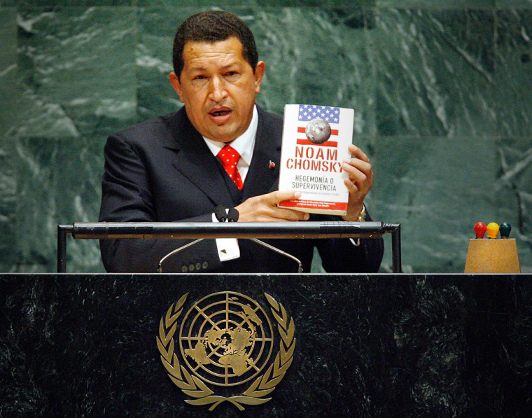 UN Chavez Slams Bush during General Assembly