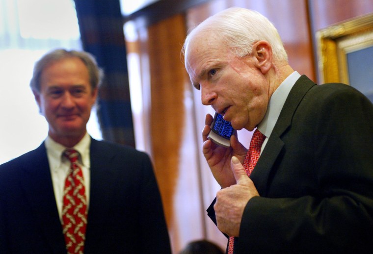 John McCain, Lincoln Chafee