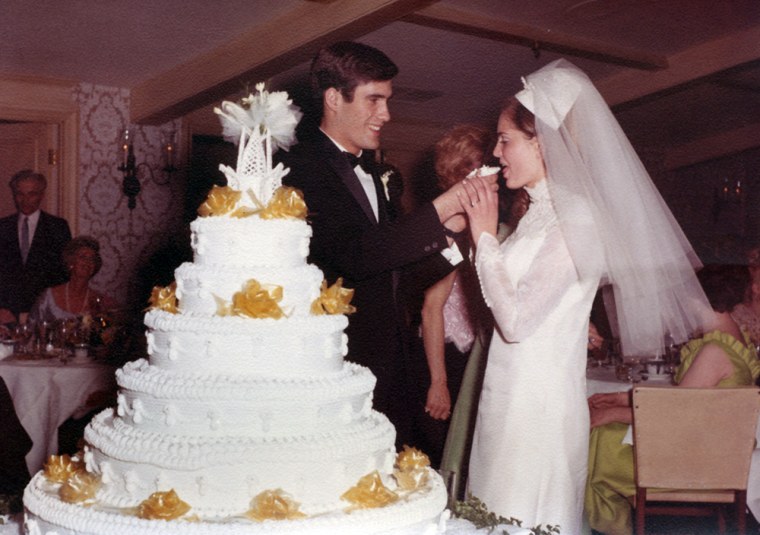 Mitt and Ann on their wedding day, March 21, 1969,