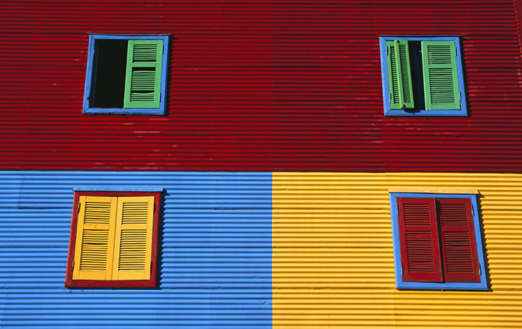 Colorful Building on Caminito Street
