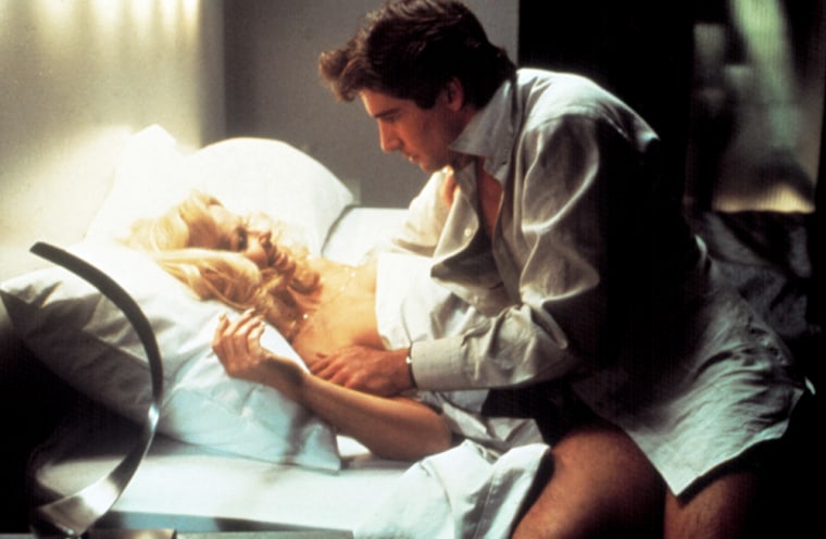Gere seduces Anne (Nina Van Pallandt) in Paul Schrader's \"American Gigolo\" (1980). Gere, who plays the highest-paid male escort in Beverly Hills, finds himself drawn to one special client (Lauren Hutton). When another client is murdered, Gere is framed for the crime.