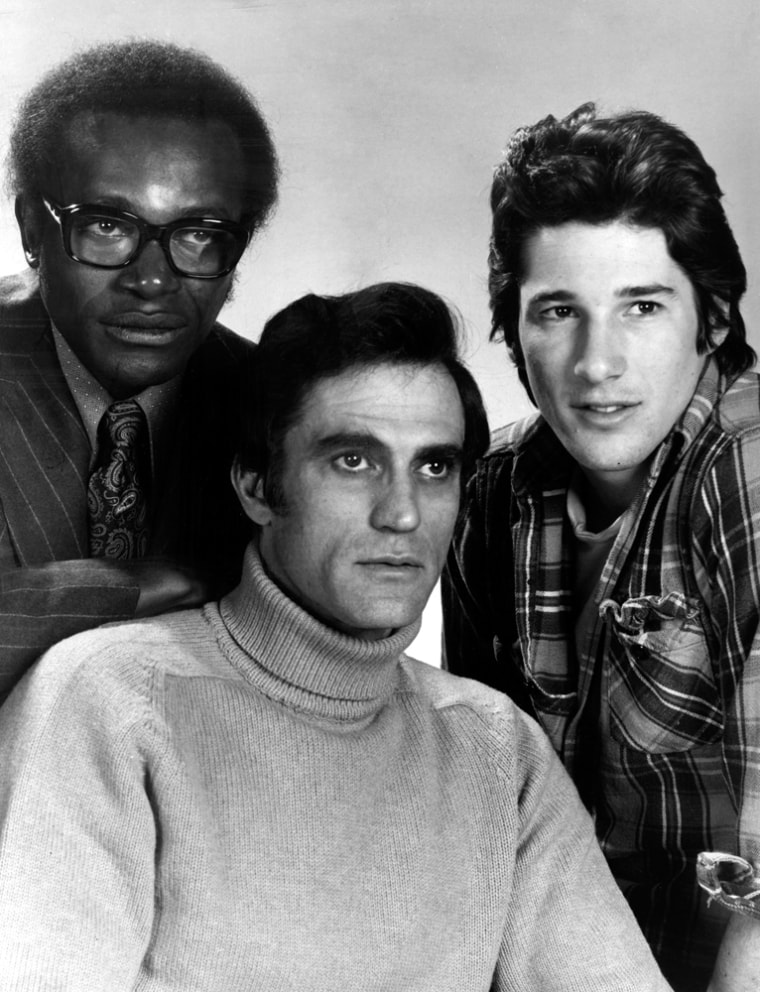 Don Blakely, Cliff Gorman and Gere starred in the 1975 TV series \"Strike Force.\" Gere played a state trooper who teamed up with a New York detective and a federal agent to bust up a drug ring.