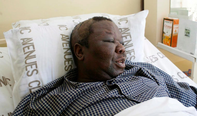 Morgan Tsvangirai in hospital