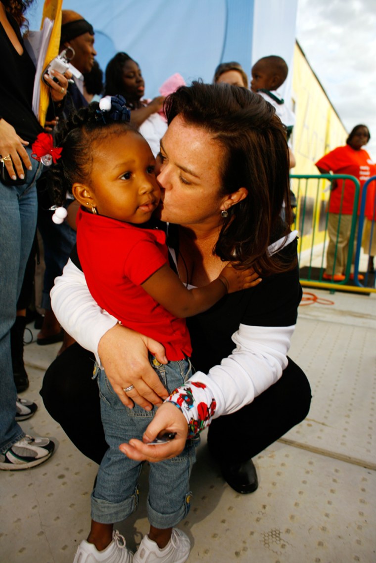 Rosie O'Donnell Opens Children's Plaza