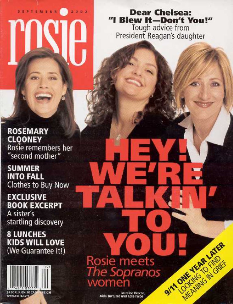 wikipedia: In 2000, O'Donnell partnered with the publishers of McCall's to revamp the magazine as Rosie's McCall's (or, more commonly, Rosie). The magazine was launched as a competitor to fellow talk show hostess Oprah Winfrey's monthly magazine. Rosie covered issues including depression, breast cancer, foster care, and other socially relevant matters.

Rosie the magazine folded in 2003. At the time, difficulties in securing advertising at satisfactory rates was given as a reason for the magazine becoming defunct.