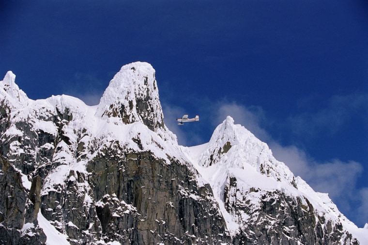 Plane Flying over Juneau Ice Cap