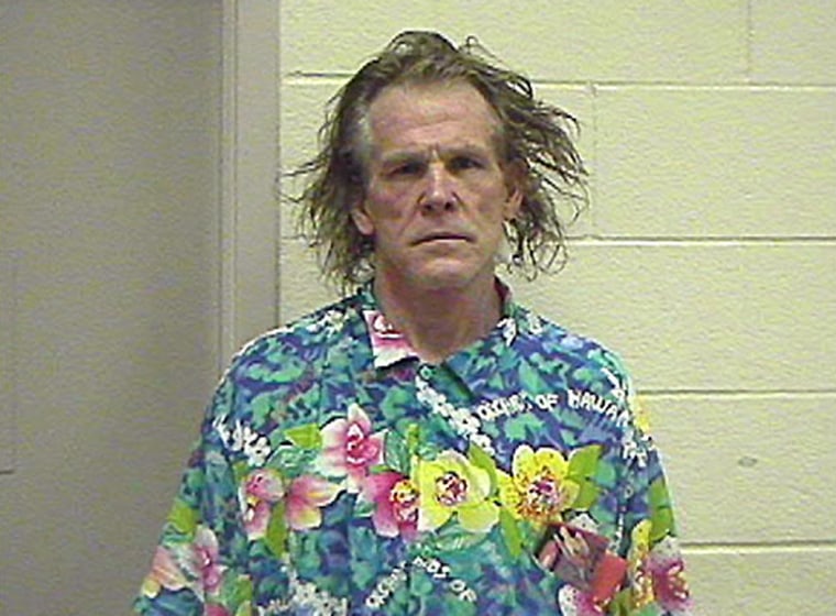 On September 12 2002 at Malibu, California, actor Nick Nolte - seen in this police mugshot - was arrested for investigation of being under the influence of alcohol or drugs after his Mercedes-Benz car was seen swerving on a highway near his home. The movie star pleaded no contest to driving under the influence of a drug he claimed to have consumed in a bodybuilding supplement.