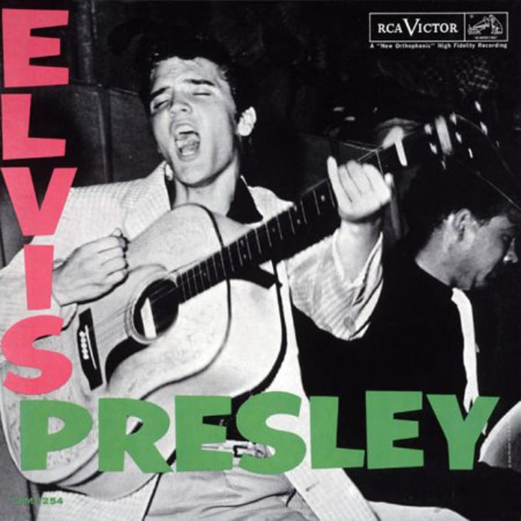 Elvis Presley's debut RCA album. Photo taken on January 31, 1955
