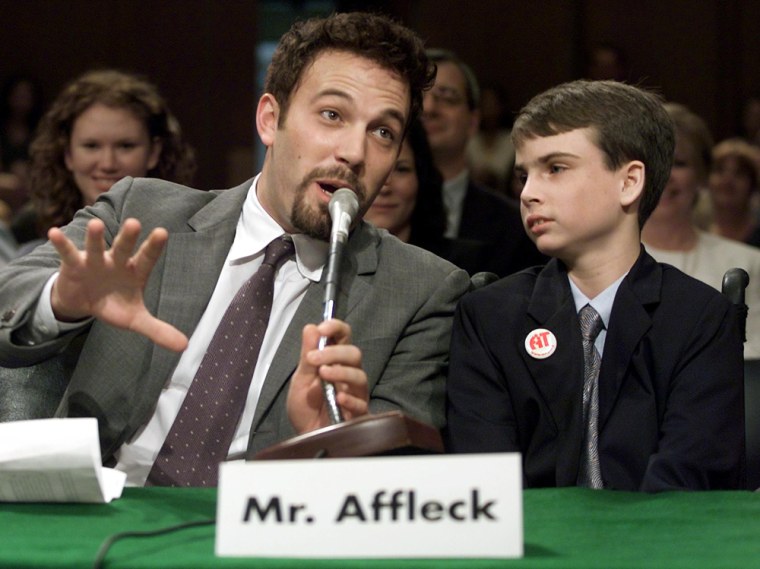 Academy Award winning actor Ben Affleck (L) testif