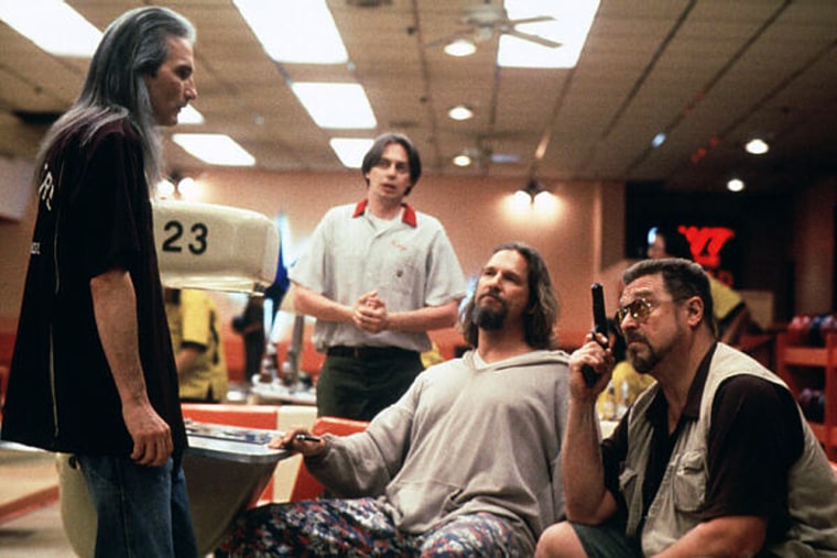 THE BIG LEBOWSKI (1998) Jeff Lebowski (Jeff Bridges) is the victim of mistaken identity. Two thugs break into his apartment in the errant belief that they are accosting Jeff Lebowski, the Pasadena millionaire--not the laid-back, unemployed, `stuck in the 70s' Jeff Lebowski who calls himself the Dude.