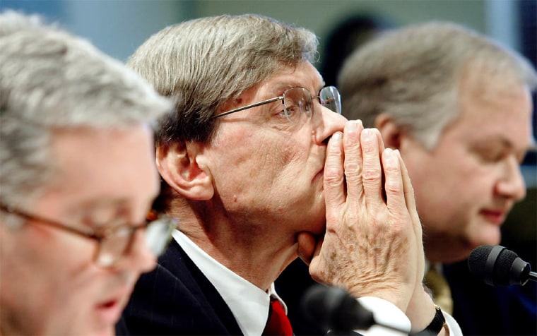 BUD SELIG LISTENS DURING CAPITOL HILL HEARING ON STEROID USE