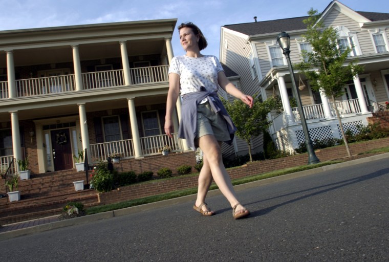 Tiffany Berman lives in King Farm, a new neighborhood in Rockville, Md., specifically designed to make it easy for people to walk.