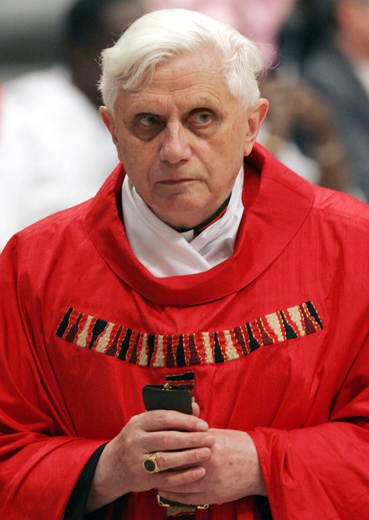 File photo of German Cardinal Joseph Ratzinger