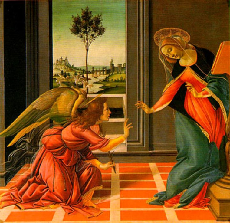 The Cestello Annunciation, Sandro Botticelli, 1489