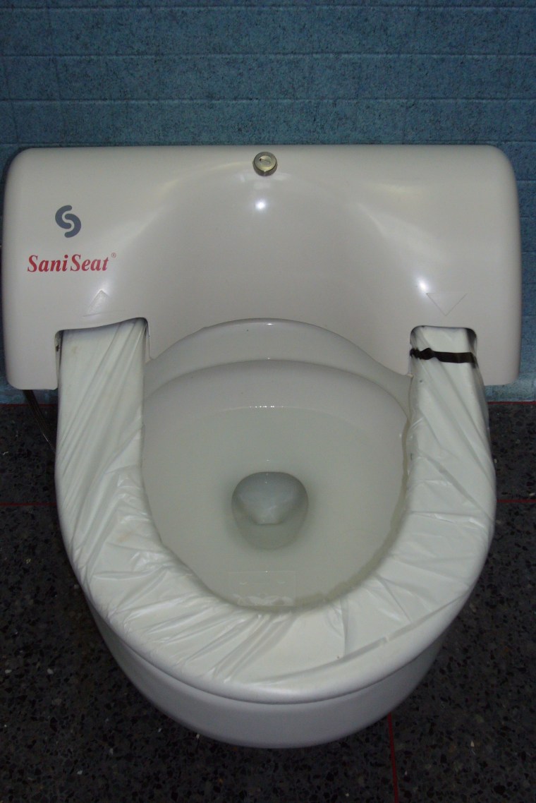 Sani-Seat Hygienic Toilet Seat Covers, Hands Free, Automatic Protection