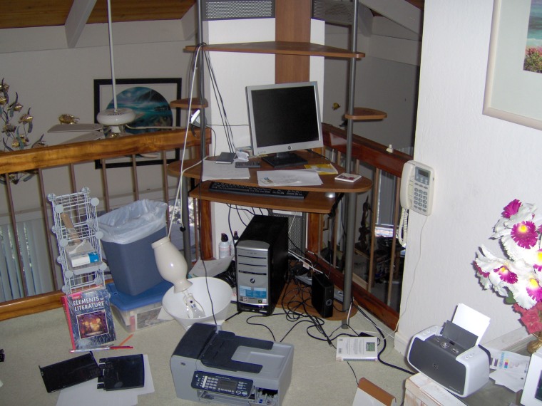 computer area shook up