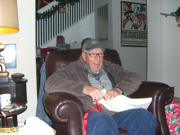 Dad at Christmas 2005 in Quincy Illinois