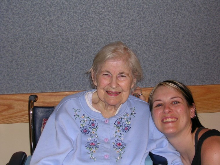 Me and Grandma.
