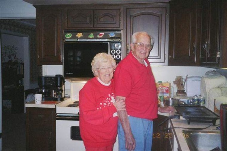 photo of Mom and Dad on 12/25/06