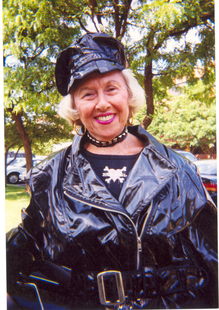 My mother did a commercial for a furniture store about five years ago. It is a small store, but with a good deal of merchandise inside. The premise was that things are not always as they seem. In the actual commerical, the camera follows my mother from the back, from the boots up to the rider of motorcylce taking off a pair of gloves, to the tee shirt, and then shows my mother's face. She did this commercial in her late 70s and my brother, sister, and I are quite proud of her.