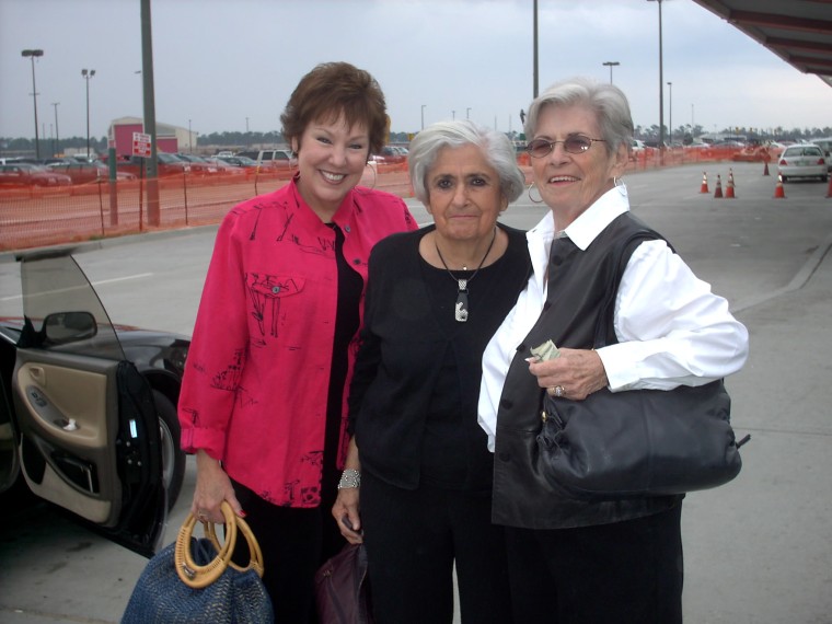 Barby, my Godmother Alice and my mom Betty.  We were in Gulfport, MS. visiting my Godmother after Katrina.