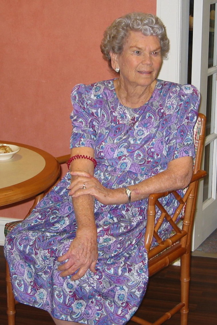 photo of my Mother, Hattie Mae Watkins, at one of the assisted living facilities where she lived.