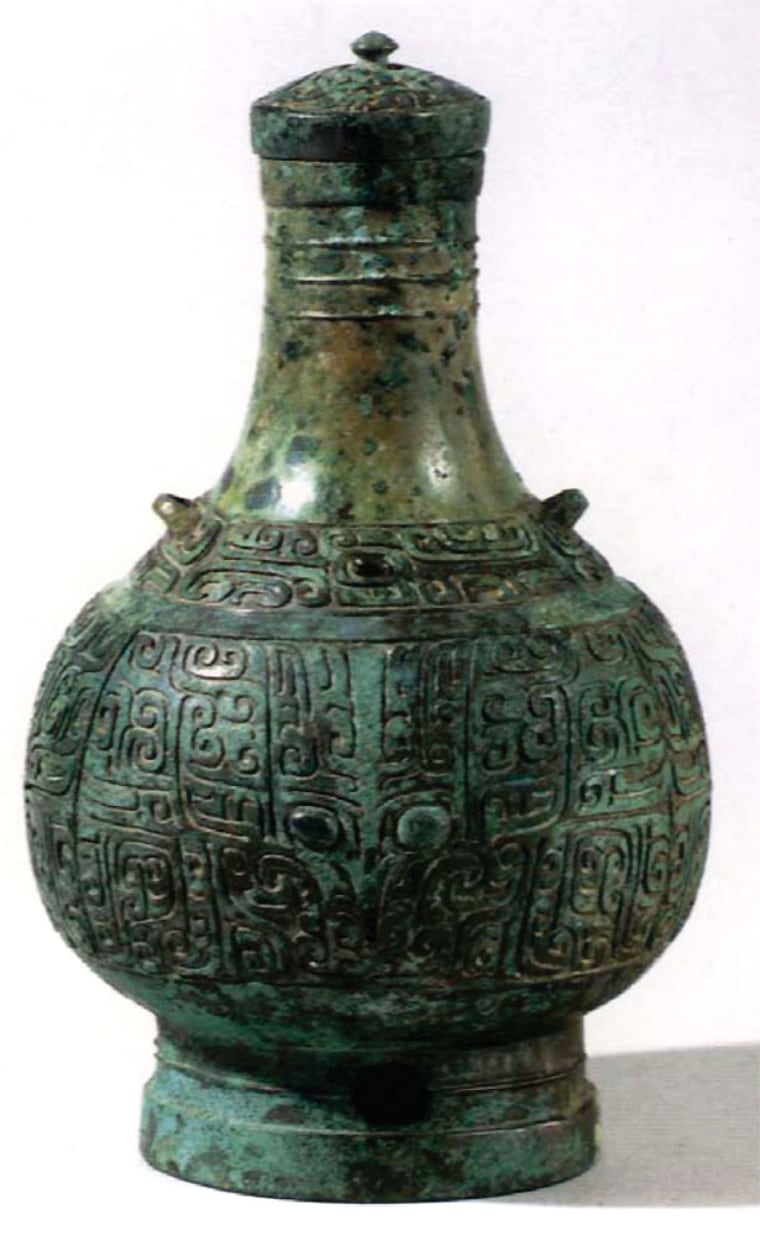 An ancient lidded jar from the Anyang region of China is thought to have contained wine 3,000 years ago. Pieces of even older pottery vessels show evidence that they once held a fermented drink, possibly wine.