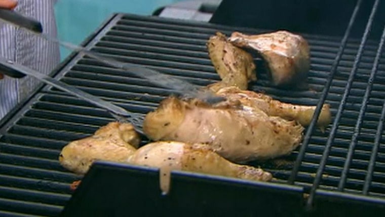 Image: chicken on the barbecue