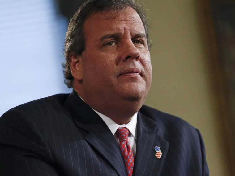 Image: New Jersey Governor Chris Christie Holds News Conference To Address Traffic Scandal