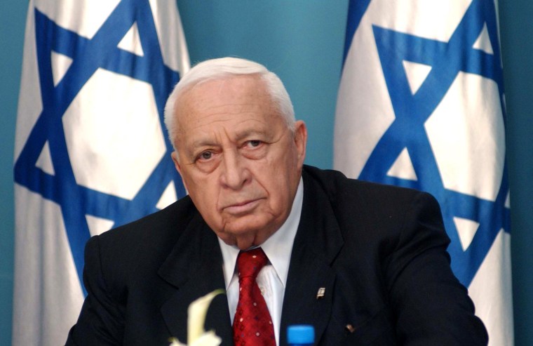 Image: Israeli Prime Minister Ariel Sharon in 2004