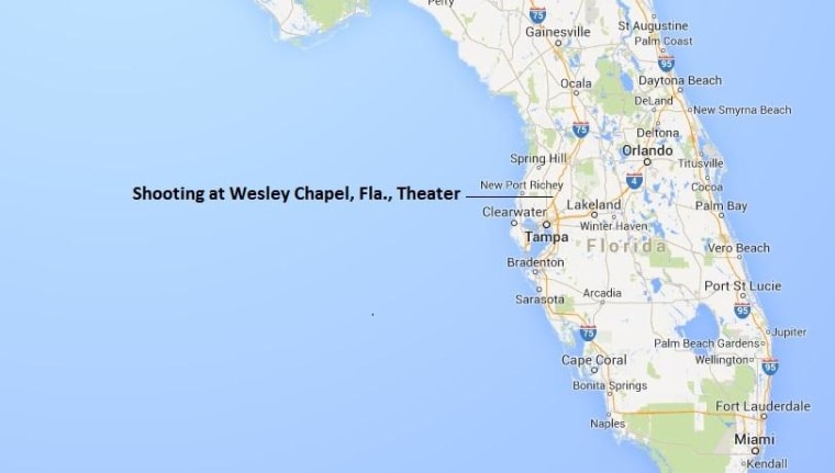 IMAGE: Map identifying Wesley Chapel, Fla.